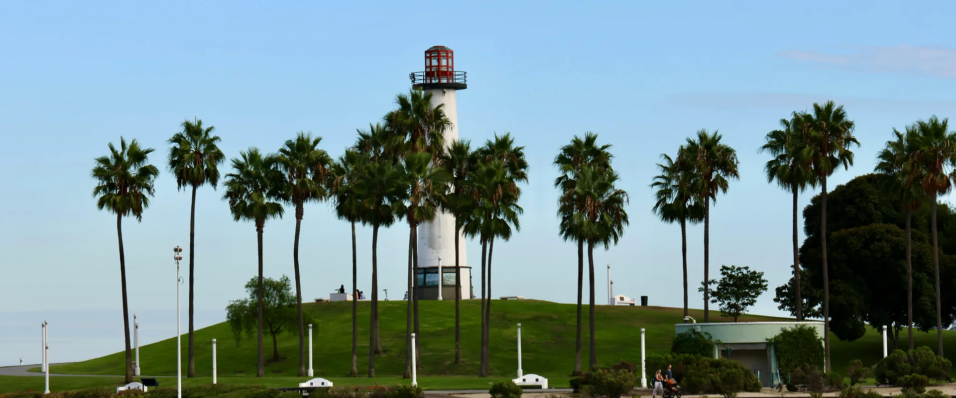 Waterfront setting at the festival grounds in Long Beach